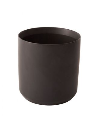 9”H X 8.5” BLACK KENDALL POT COLLECTION (AD)