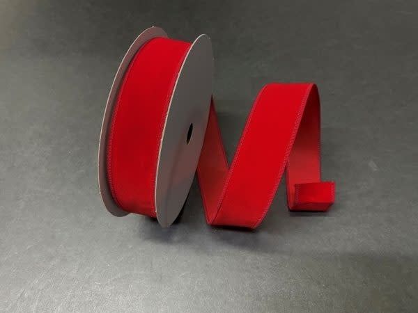 RED VELVET RIBBON 1.5'' X 25 YDS reg $9.99