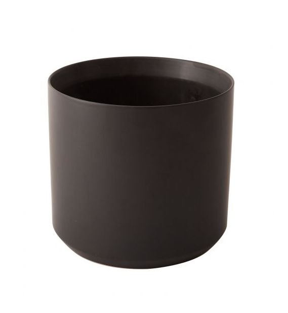 10”H X 10.75” BLACK  KENDALL POT COLLECTION (AD)