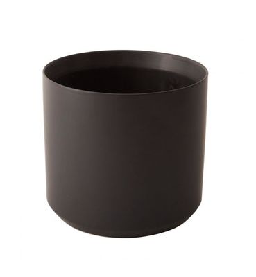 10”H X 10.75” BLACK  KENDALL POT COLLECTION (AD)