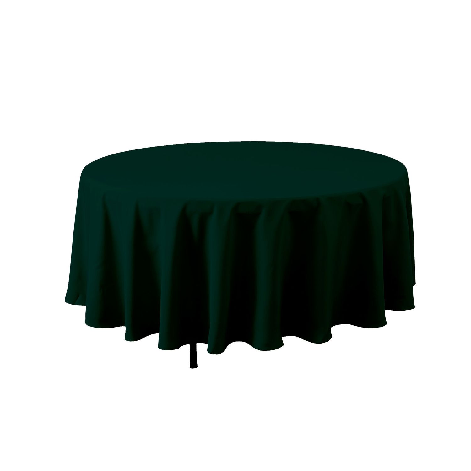 90'' ROUND POLYESTER TABLECOVER FOREST GREEN reg $17.99