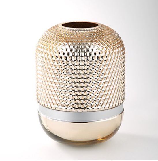 50% off was $50 now $25.00. 11”H X 8.5”GOLD WITH SILVER BELT