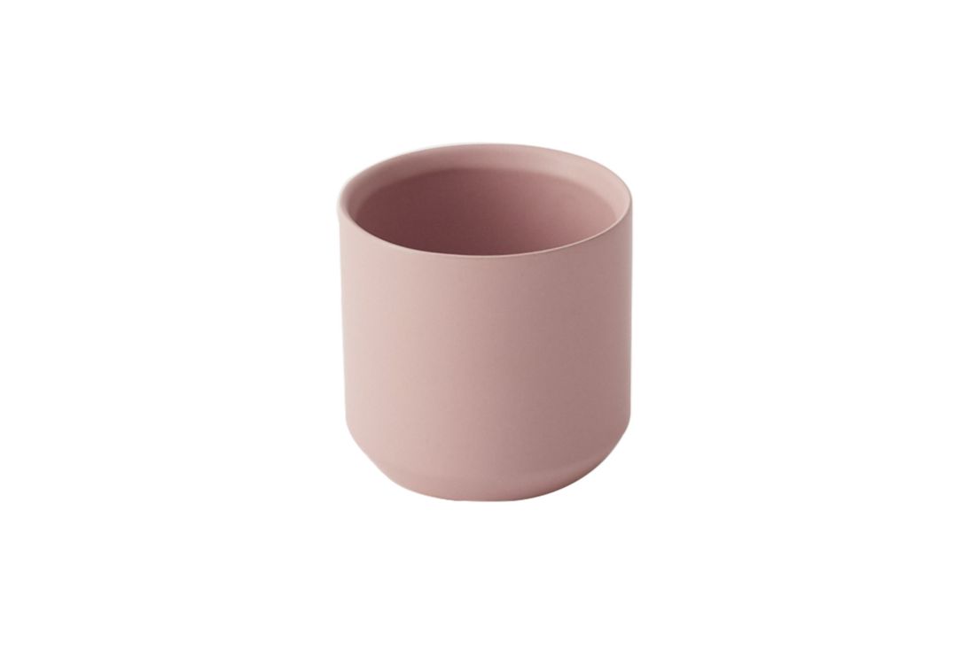 2”h x 2.5” PINK CERAMIC KENDALL POT (AD)