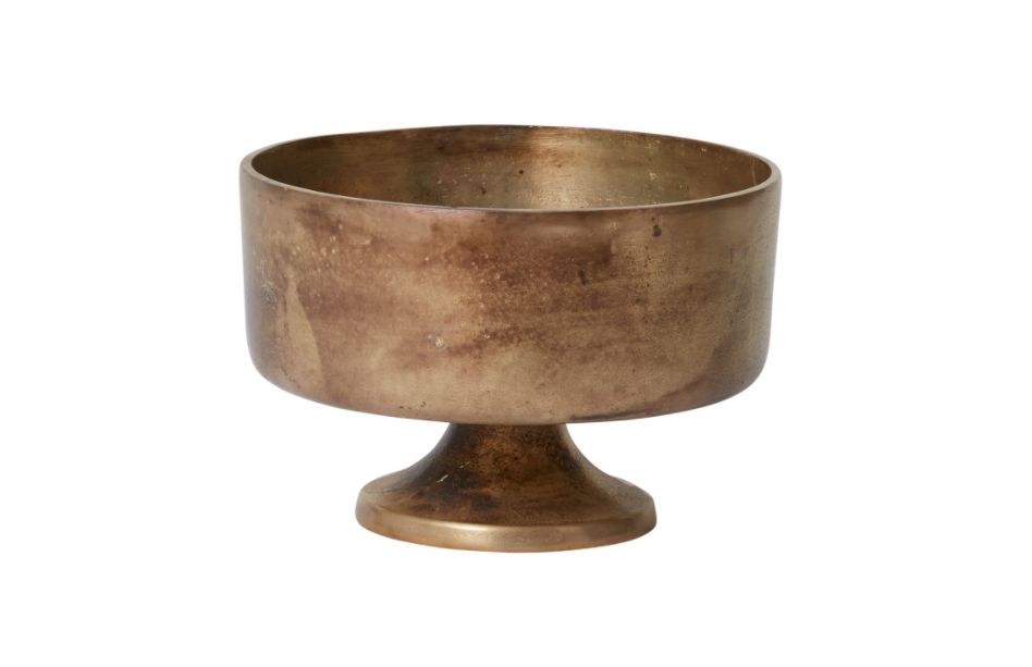 5.25"H X 8" BRONZE FINALE COMPOTE 73386