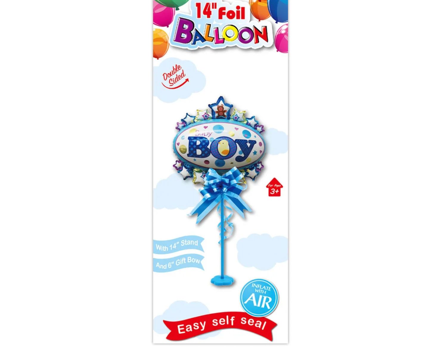 14'' FOIL BALLOON, BABY BOY reg $1.99