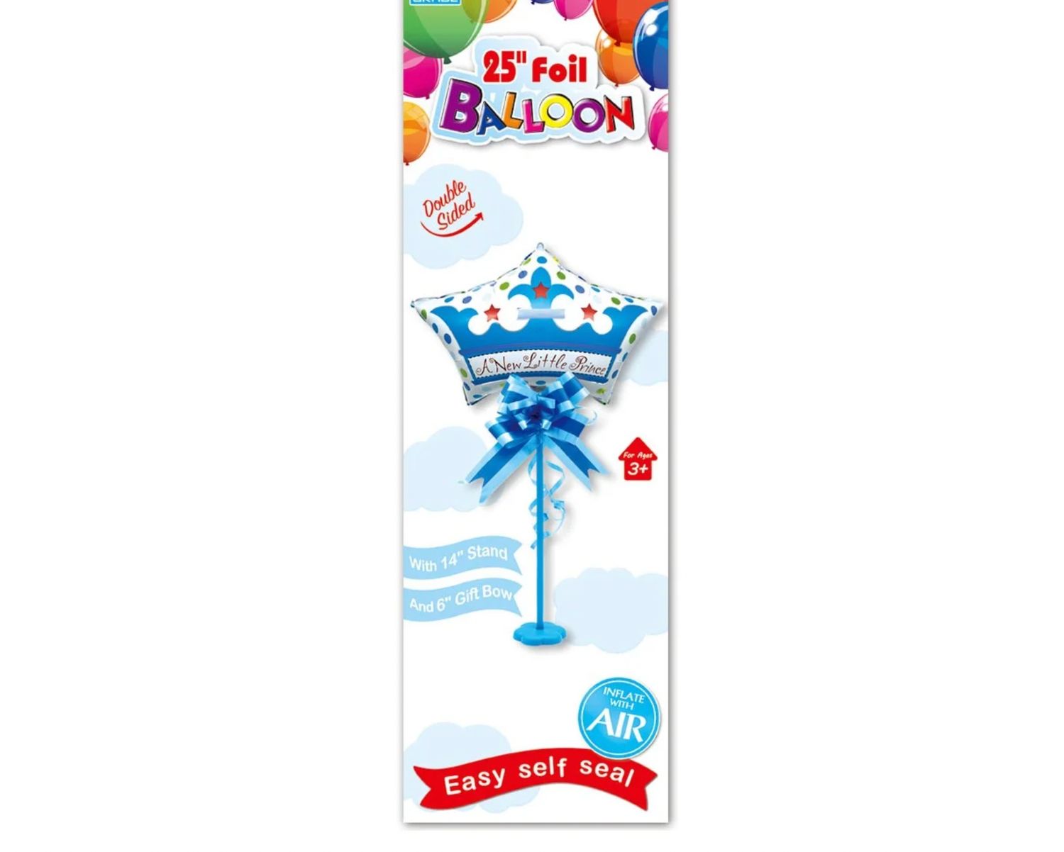 14'' FOIL BALLOON , NEW PRINCE, ON STAND reg $1.99