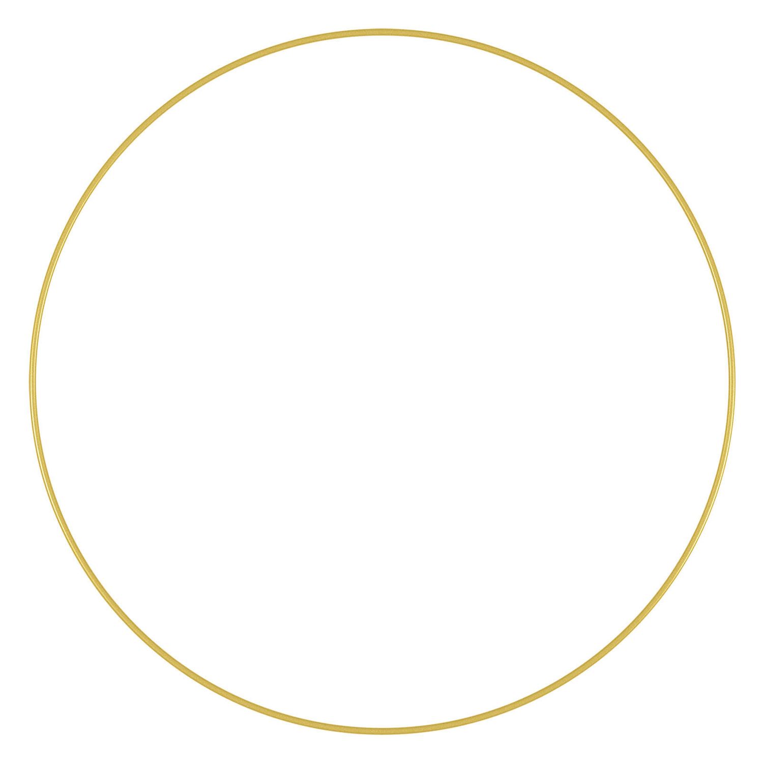 10" GOLD WIRE WREATH