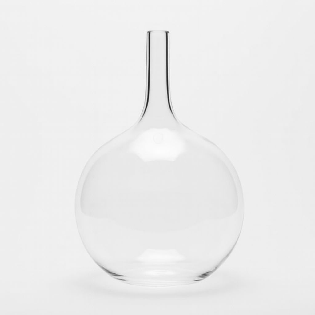 9.5”H X 7” GLASS BUD VASE