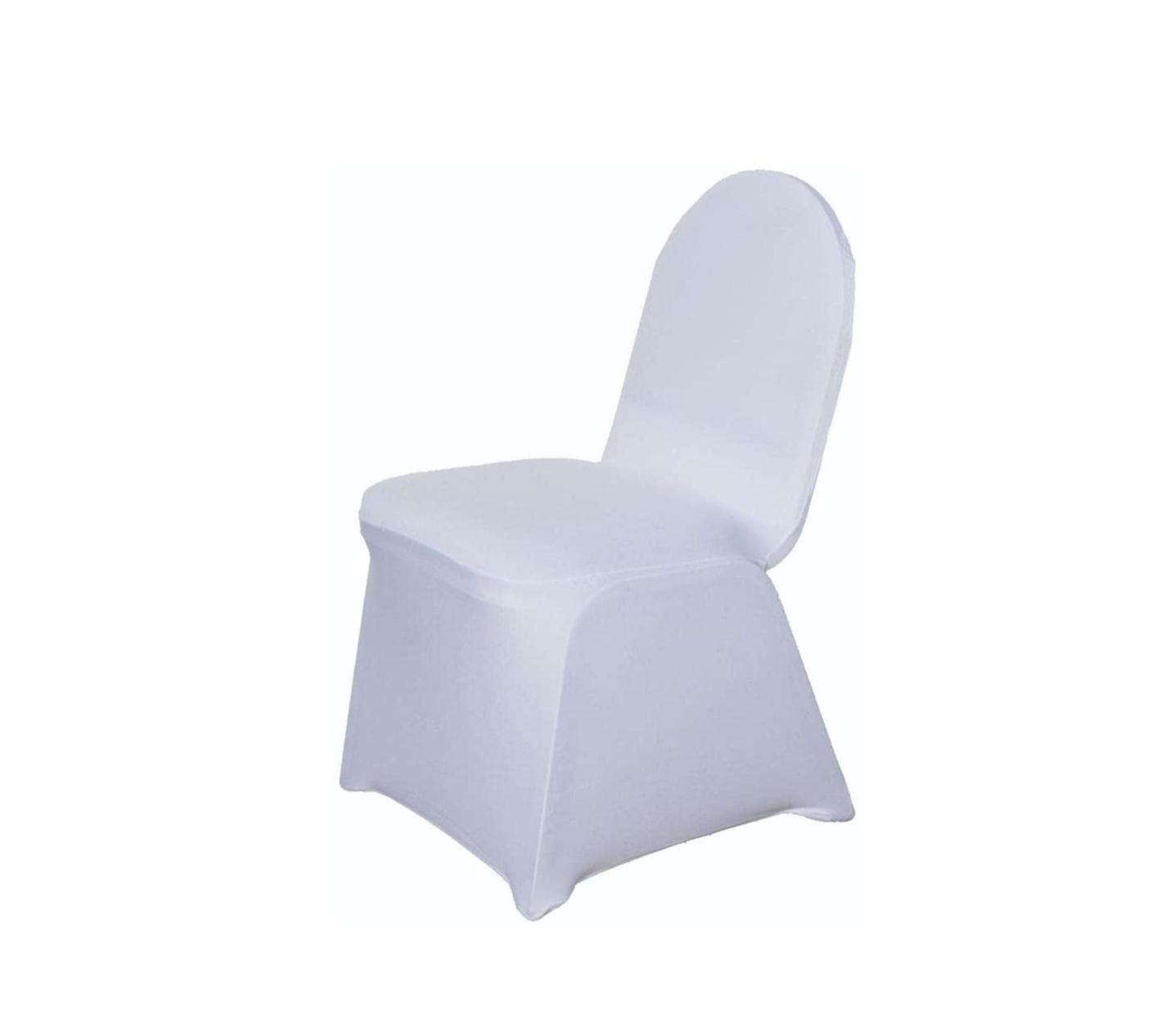 SPANDEX BANQUET CHAIR COVER, WHITE
