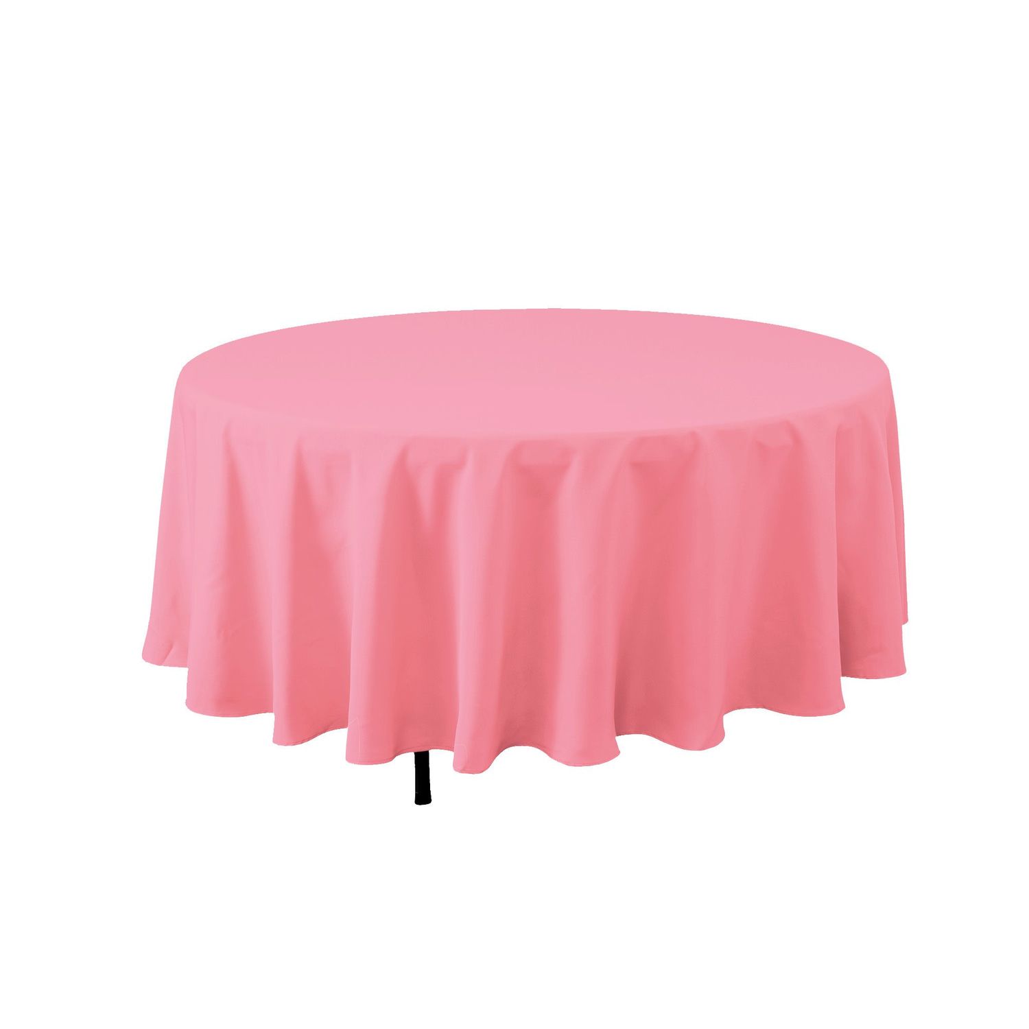 90'' ROUND PINK POLYESTER TABLECOVER reg $17.99