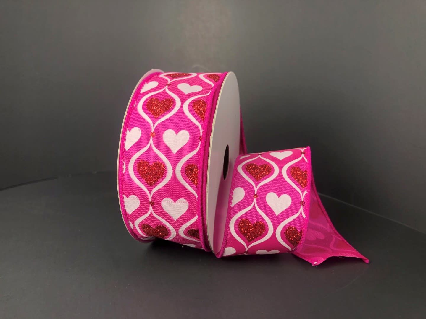 1.5”X10YARDS FUCHSIA SATIN , TREG $6.99