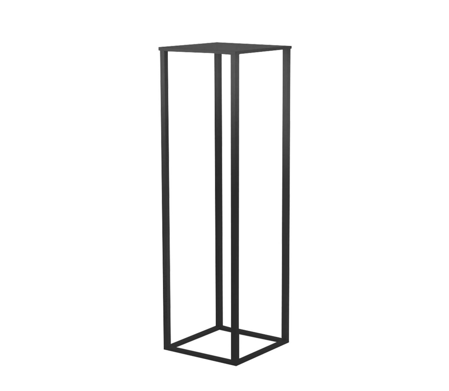 32”H X 10” X 10” POWDER BLACK STAND WITH REMOVABLE TOP
