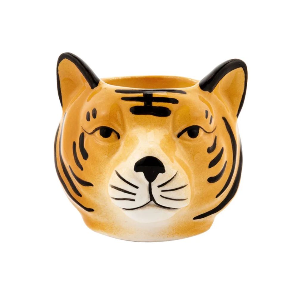 2.5"H X 1.5" CERAMIC TIGER PLANTER, reg $4.99
