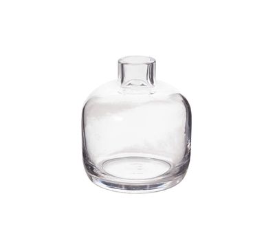 4.5"H X 3.5" GLASS CHIM BUD VASE BUDVASE