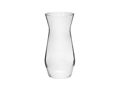 6.75”H X 2.75” CLEAR GLASS PARAGON VASE 45-3001