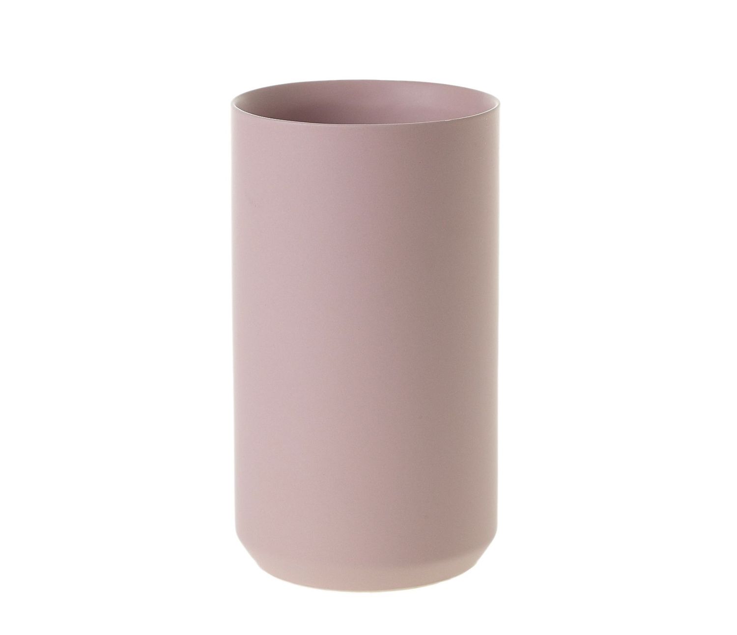 8”H X 4.5” PINK  CERAMIC KENDALL VASE COLLECTION (AD)