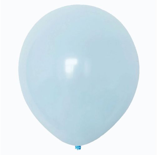 5" BLUE MACARON BALLOONS, 100 PCS