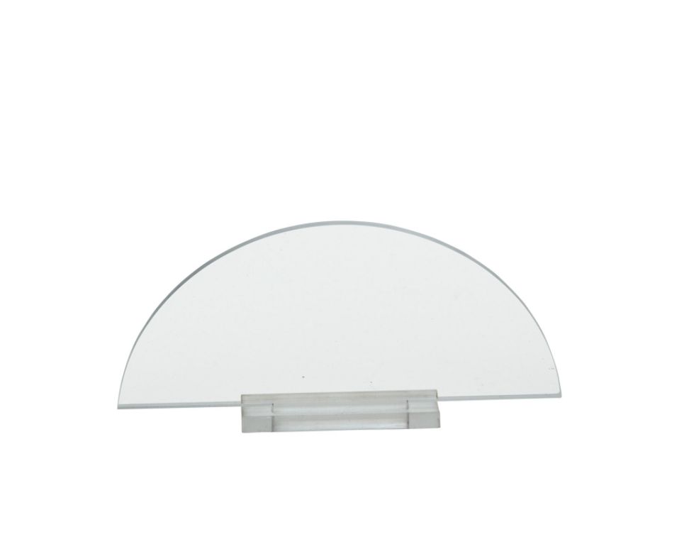 50% off was $20 now $10.00, 4”H X 9” X .2” ACRYLIC NOUVELLE TABLETOP SIGN