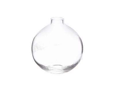 5.75”H X 5” GLASS CHIM BUDVASE