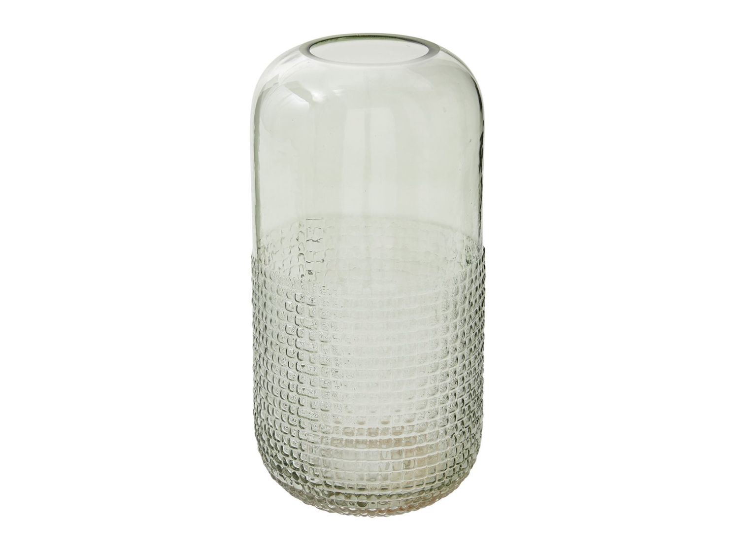 50% off was $21 now $10.50, 12”H X 6.25” CLEREL GLASS VASE (AD)