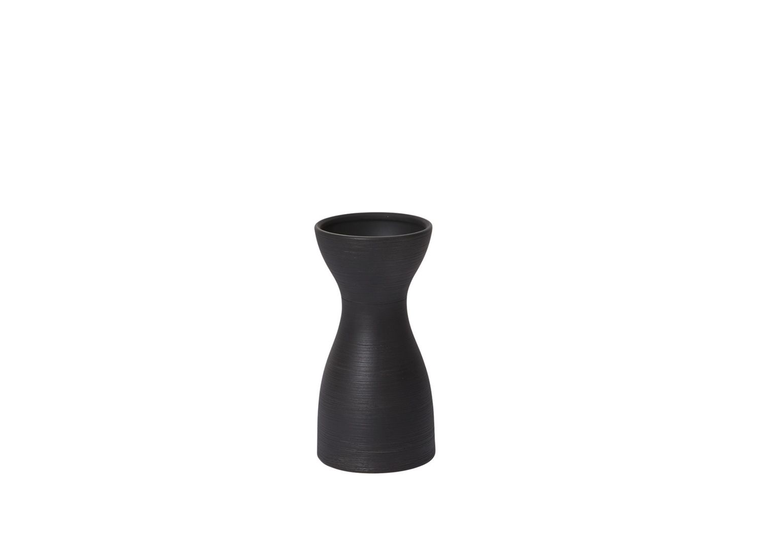 40% off was $15.29 now $9.17. 8”H X 3.75” BLACK CERAMIC LOVISA VASE