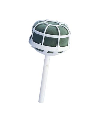 7.75” X 3.5” EXTRA LARGE OASIS WHITE STRAIGHT BOUQUET HOLDER “WEDDING BELLE”