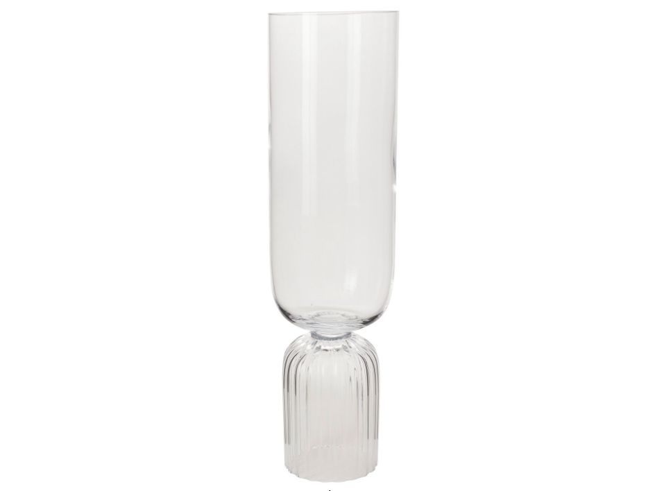 31.25”h x 8.5” GLASS VIVACE VASE REVERSIBLE