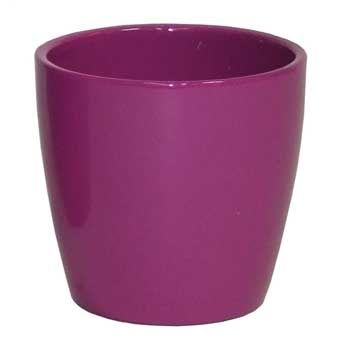 3.5”H X 3.75” PURPLE CERAMIC POT, REG $4.99