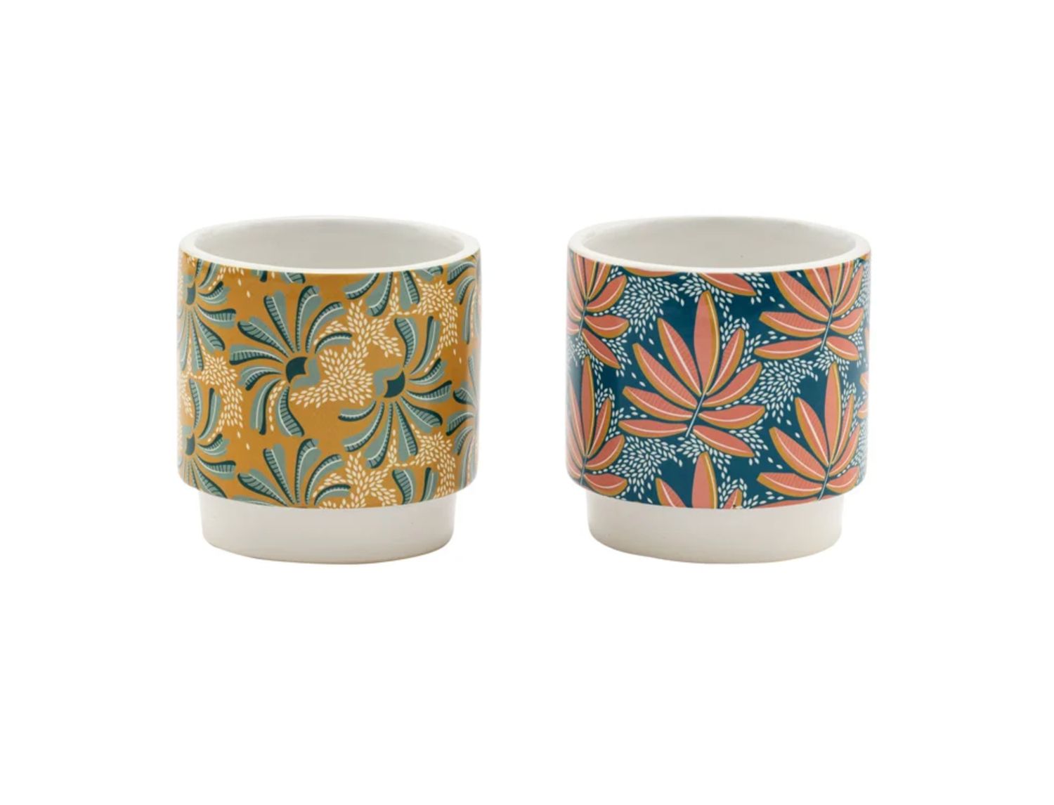 2.75" L x 2.75" W x 3" H MINI SUCCULENTS LEAF PLANTER, reg $4.99