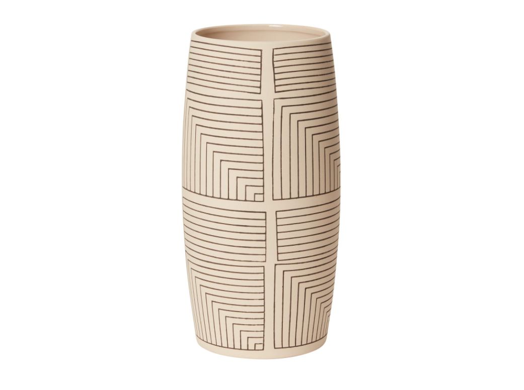 40% off was $57 now $34.19. 14”H X 6.5” OFF WHITE CERAMIC SEQUENCE VASE