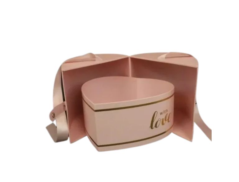 9" x 6.8" x 3" PINK HEART BOX, REG $14.99