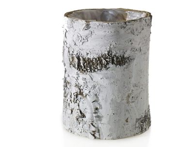 40% off was $14 now $8.39. 8”h x 6” WHITE BIRCH CYLINDER