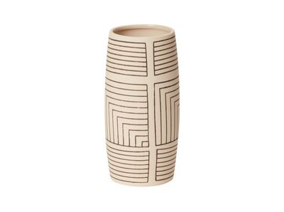 40% off was $15.49 now $9.29.8”H X 3.5” OFF WHITE CERAMIC SEQUENCE VASE