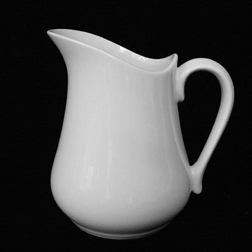6.75" WHITE PITCHER