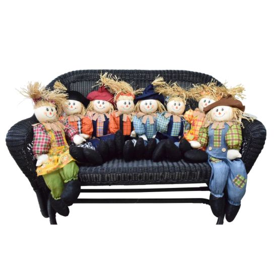 33" SITTING SCARECROW (price is for each, box brings assortment)