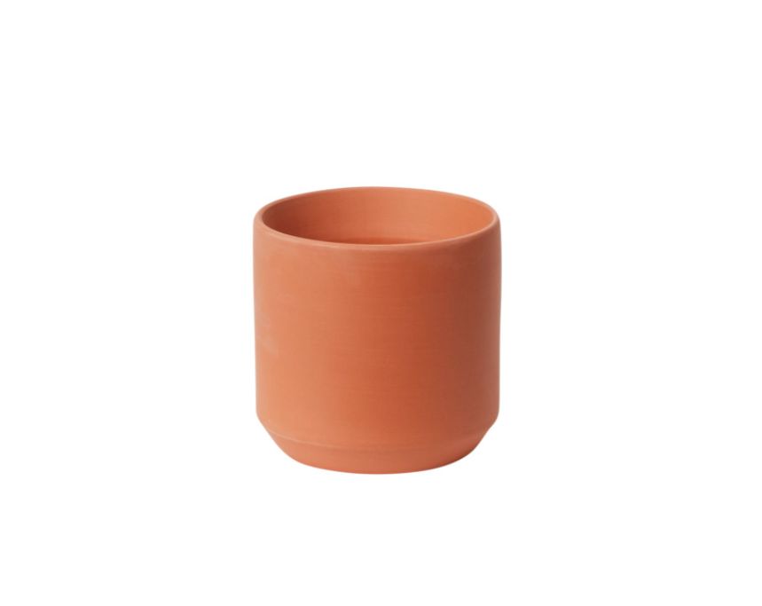 4.5”H X 4.75” TERRACOTTA CERAMIC KENDALL VASSE/POT