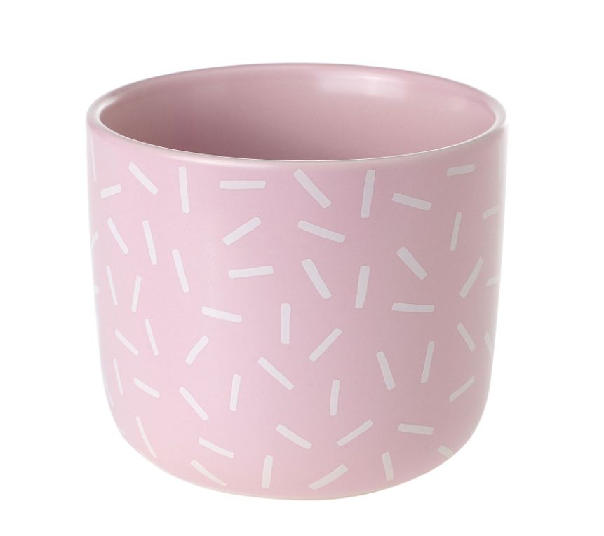 40% off was $12 now $7.19. 4.25”h x 5” PINK CERAMIC SPRINKLE POT