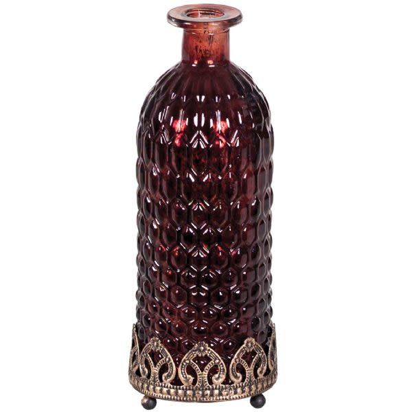 8" ROUND SEAS GLASS BOTTLE, reg $9.99, 50% OFF