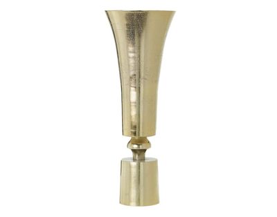 30.5"h x 11.5" GOLD METAL SAXON VASE