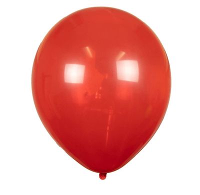 9'' RED LATEX BALLOON, 100 PCS