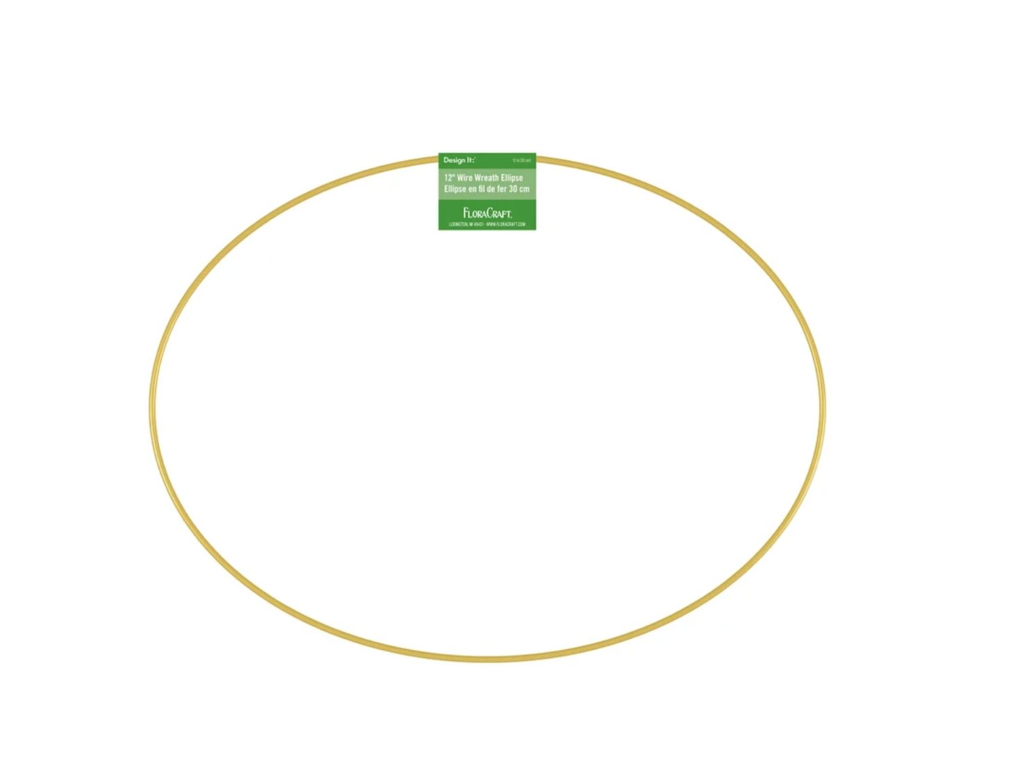 12” GOLD WIRE ELLIPSE reg $3.99
