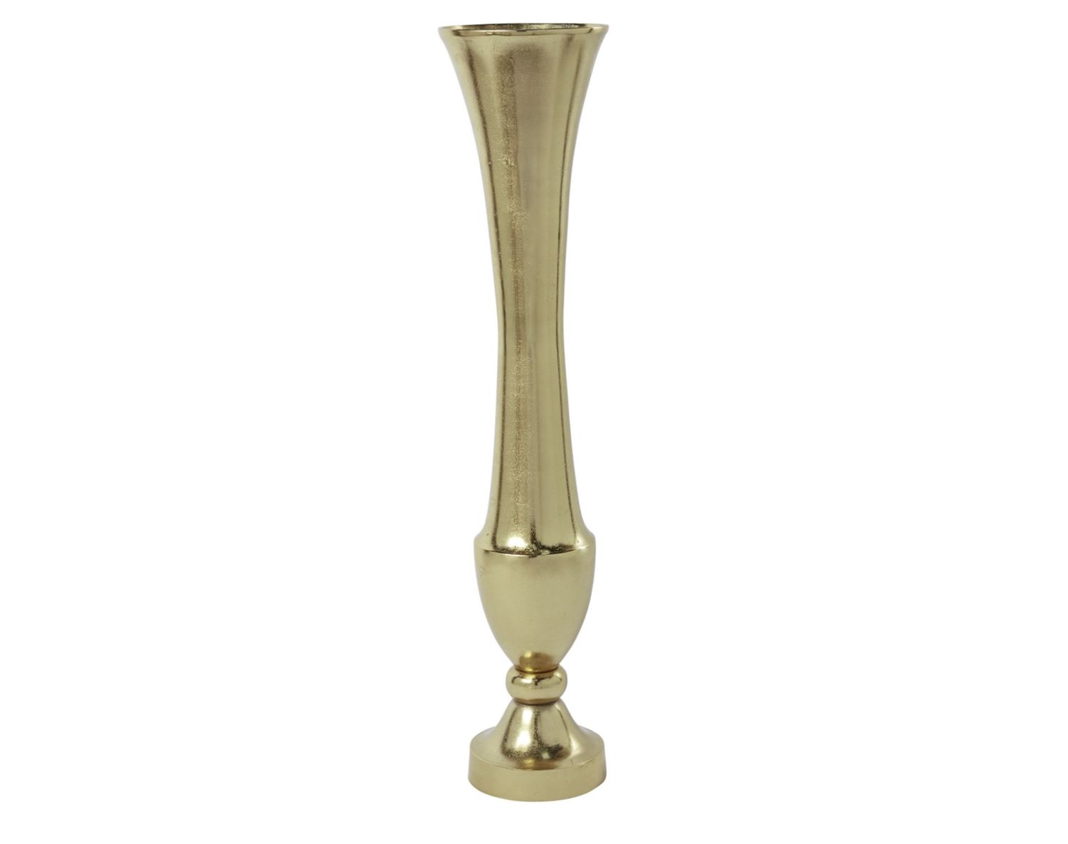 37"h x 8" GOLD MERCI VASE