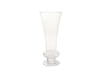 40% off was $114 now $68.39. 23.5”H X 9.75” GLASS CENTERPIECE DARIO VASE