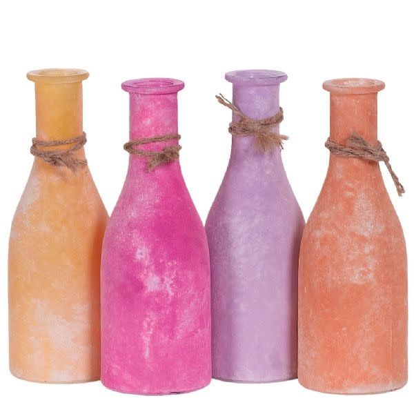 was $5 now $1.99. ASST. GLASS BOTTLES, price per each