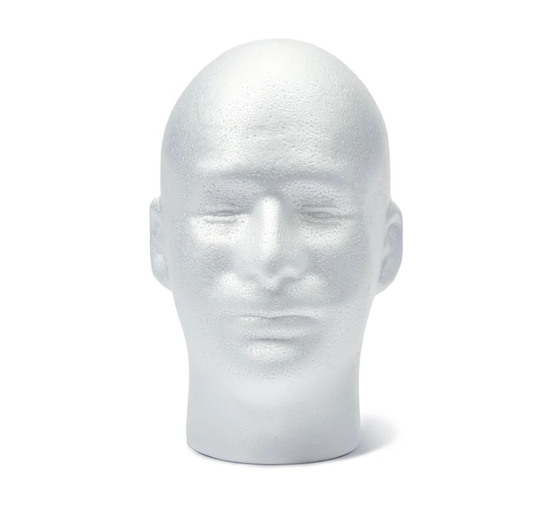 10.1" X 7" X 7" MALE FOAM HEAD