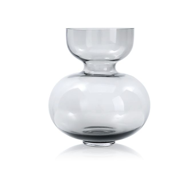 9.75’H X 8.75” GLASS DOBLE VASE