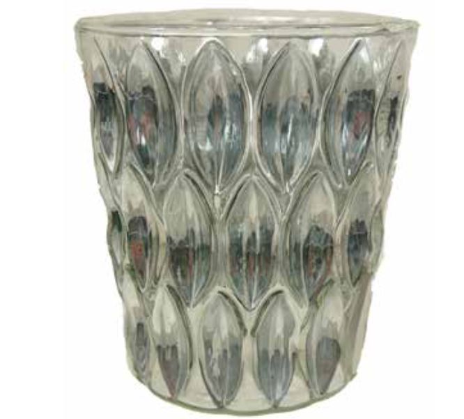 75% off was $6.99 now $1.75.  4.25”H X 3.75” SILVER REFLECTION VOTIVE