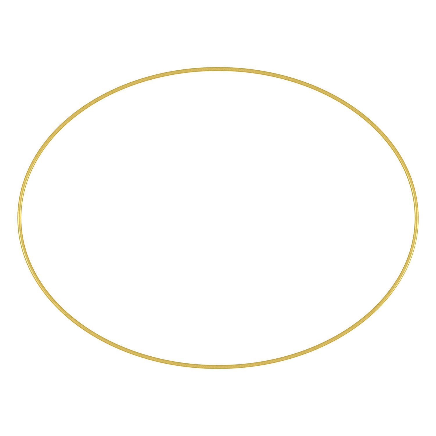 12” GOLD WIRE OVAL WREATH, reg $2.99