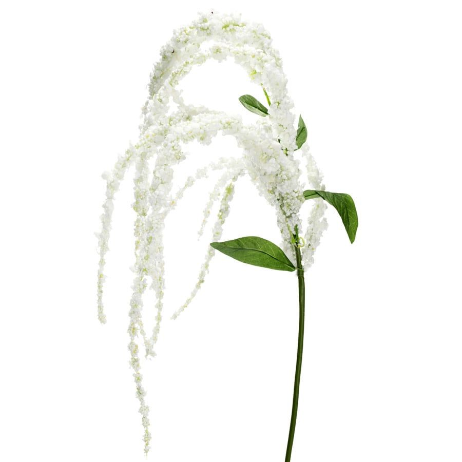 46" WHITE HANGING AMARANTHUS