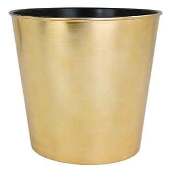11”H X 10.5” GOLD PLASTIC CYLINDER